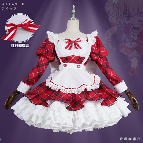 守护甜心cos服月咏歌呗亚梦咖啡厅cosplay女仆装洋装