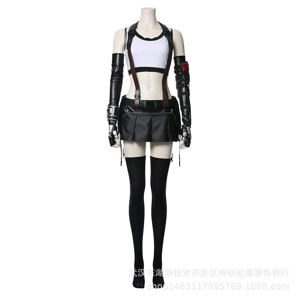 最终幻想cos服蒂法cos服装批发动漫女游戏cosplay万圣节cos演出服图片