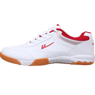 回力乒乓球鞋皮面防水男女款运动鞋牛筋底防滑羽毛球鞋地板可用