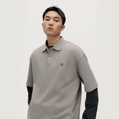 TRENDIANO纯棉POLO衫男士短袖POLO领T恤1SM1020100