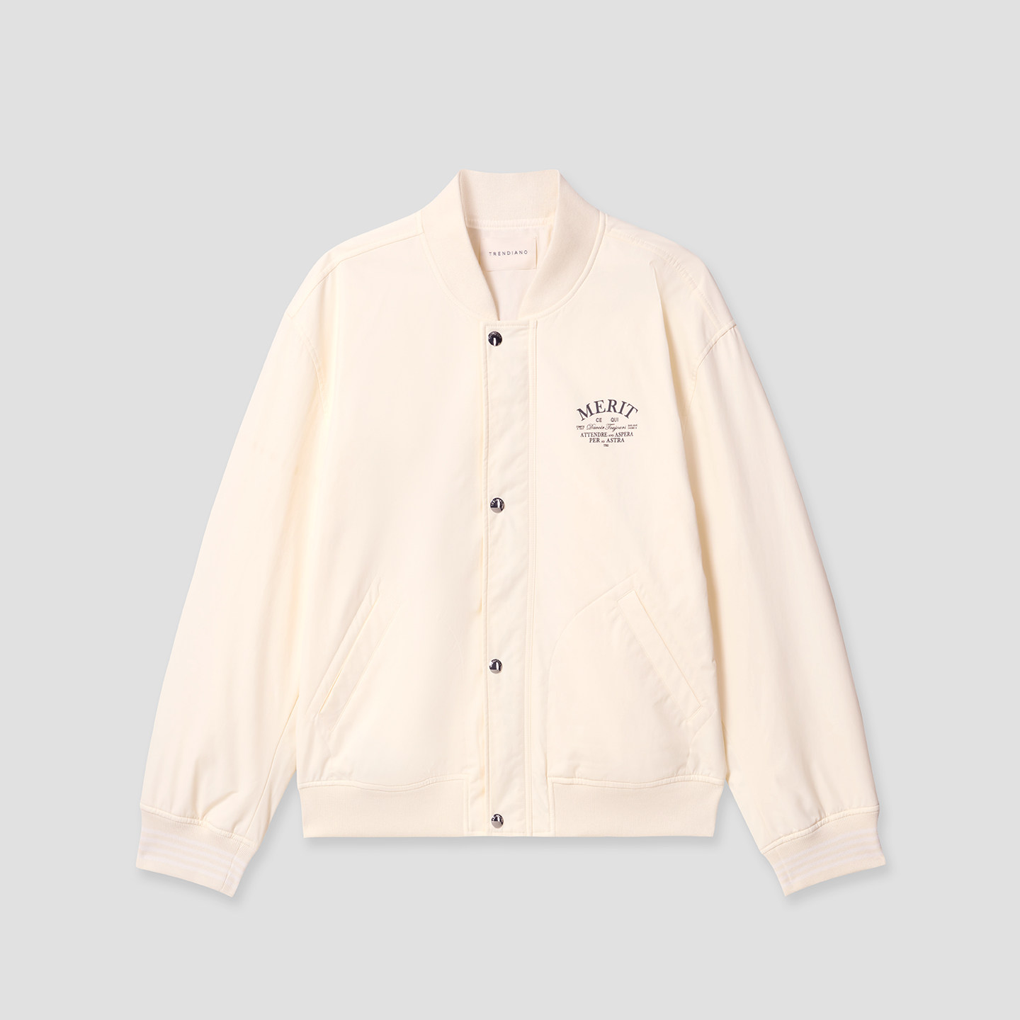 TRENDIANO2026春季新款百搭潮流棒球服男款夹棉短外套 1ST4401880,男装,棒球夹克,淘宝优惠券,粉丝福利购,淘宝优惠卷