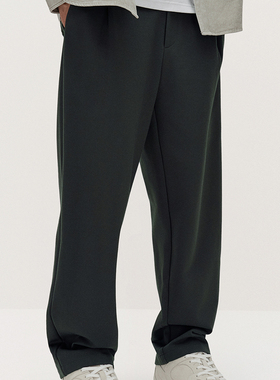 TRENDIANO2025秋冬新款舒适透气阔腿男士休闲裤 1ST1061150
