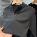 卫衣休闲百搭德绒保暖打底衫 2025秋冬季 立领长袖 男士 T恤上衣 新款