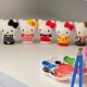 说好啦下次见面一起涂hellokitty石膏娃娃 diy手工涂色白胚娃娃