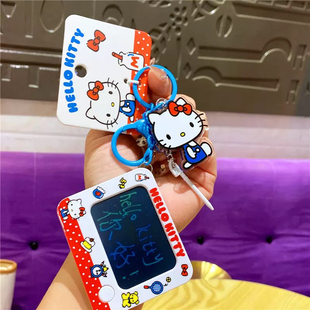 谁懂kitty的阔阔爱爱～抓走抓走！hellokitty凯蒂猫电视机钥匙扣