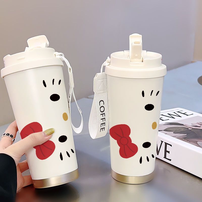 找到了我的人生保温杯!HelloKitty~不锈钢内胆的哦,双饮杯子520ml