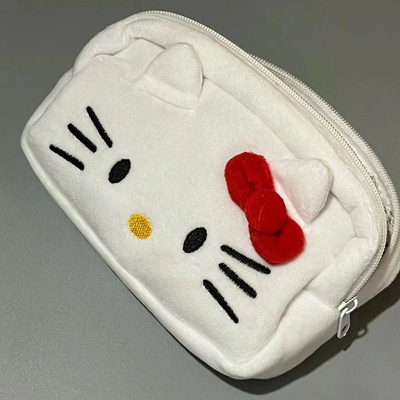 hellokitty！分享一只可爱的猫咪笔袋～少女心学生文具收纳袋