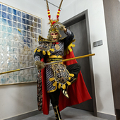 美猴王孙悟空衣服齐天大圣表演全套黑悟空cos服成人舞台装 贺新年