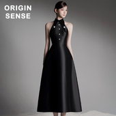 SENSE 知觉之门小众设计新款 西装 ORIGIN 领无袖 高挑收腰连衣裙