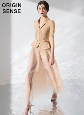 名媛气质赫本风套装两件套洋气霸气御姐风时装通勤女装时尚轻熟风