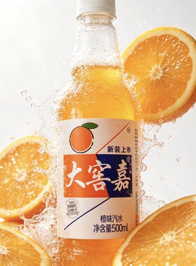 大窖嘉橙味香槟荔枝菠萝汽水500ml夏日解馋解暑露营碳酸饮料批发
