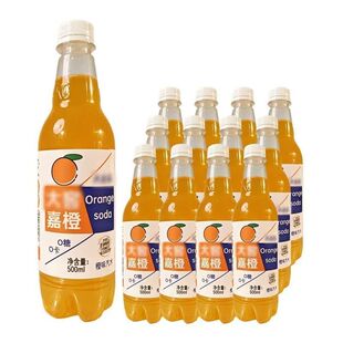 大窖嘉橙味香槟荔枝菠萝汽水500ml夏日解馋解暑露营碳酸饮料批发