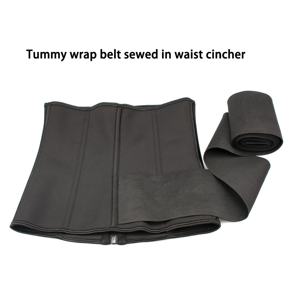 直供运动暴汗束腹带塑身腰部训练器腹部包裹收腹 ummy wrap