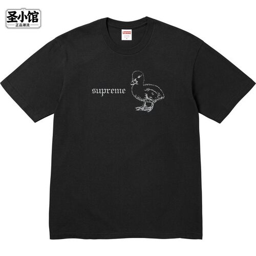 SupremeDuck鸭子素描短袖