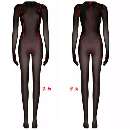 【钢盔】钢丝袜哑光纯色连体全身打底情趣性感连身丝袜连体衣紧身