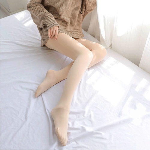 光腿肉色可乐打底裤女内外穿秋冬裸感冬季秋裤加绒加厚丝袜黑