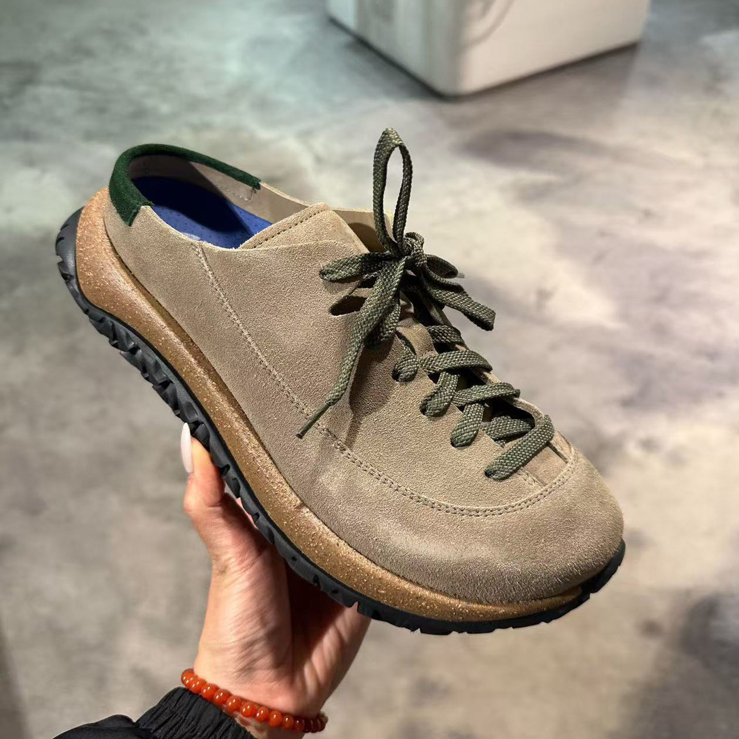 联名款系带反绒皮勃肯鞋女2026新款厚底休闲风复古包头拖穆勒鞋潮,女鞋,勃肯鞋/软木鞋,淘宝优惠券,粉丝福利购,淘宝优惠卷