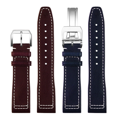 适配万国飞行员IW378003真皮表带