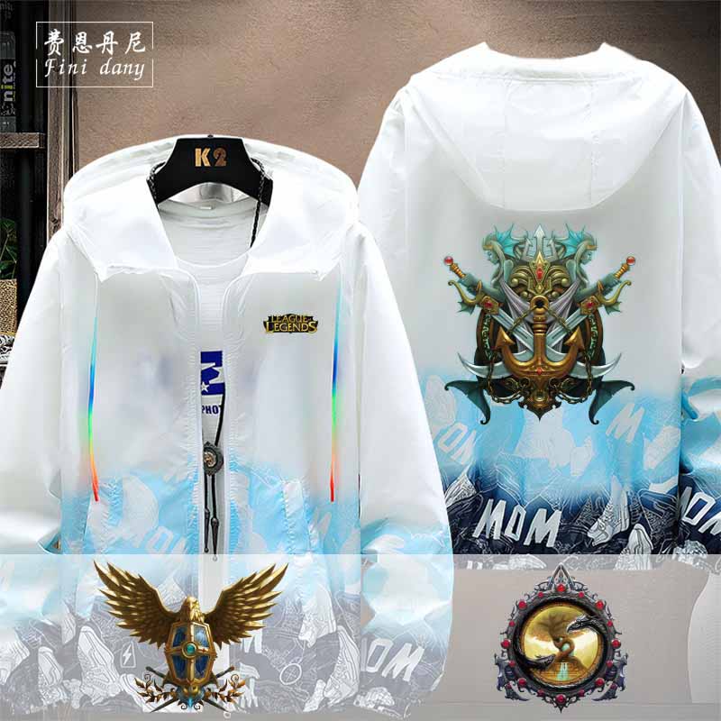 费恩丹尼连帽防晒衣夹克休闲外套