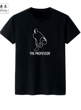 脚踝终结者联盟教授街头篮球T恤潮牌短袖篮球服Professor运动