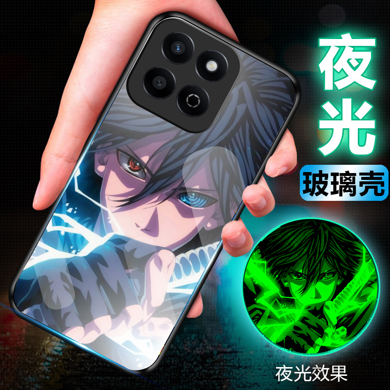 夜光玻璃手机壳保护套全包防摔软