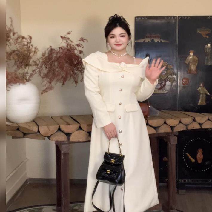 哒头.Studio【101次心动】微胖mm大码2024新中式设计修身连衣裙