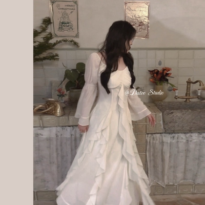 哒头Studio【香氛美人】微胖mm大码2026年新款显白显瘦法式连衣裙