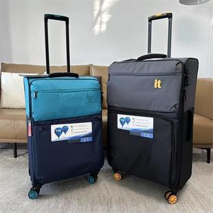 it旅行箱出口超轻牛津布登机拉杆箱24寸可扩展静音万向轮行李箱28