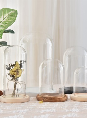 diydiy永生花积木防尘罩软陶人偶