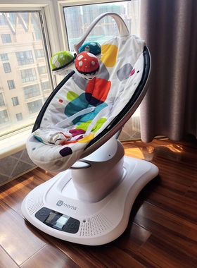 全新现货美国4moms婴儿摇摇椅哄娃哄睡神器新生儿电动摇椅xcdf