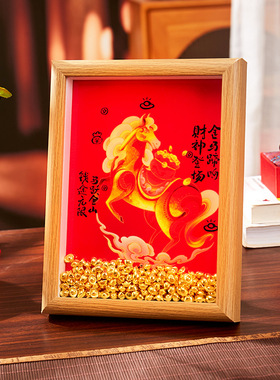 骏马奔腾文创摆件马年吉祥物新年企业团购送礼员工福利旅游纪念品