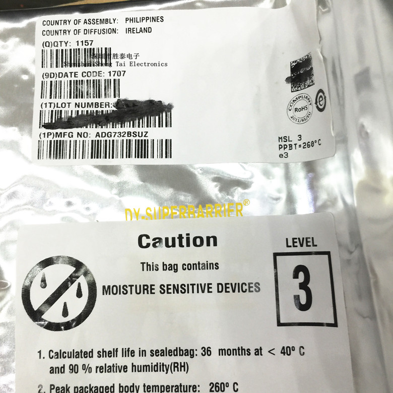 全新原装 ADG732BSUZ ADG732 QFP48 模拟多路复合器 提供配单服务