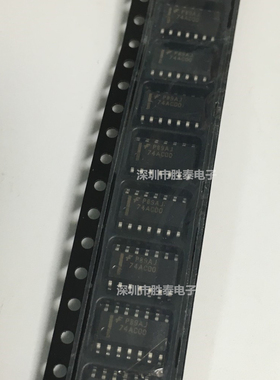 原装正品 74AC00SCX 74AC00 封装SOP14-3.9mm窄体 全新现货