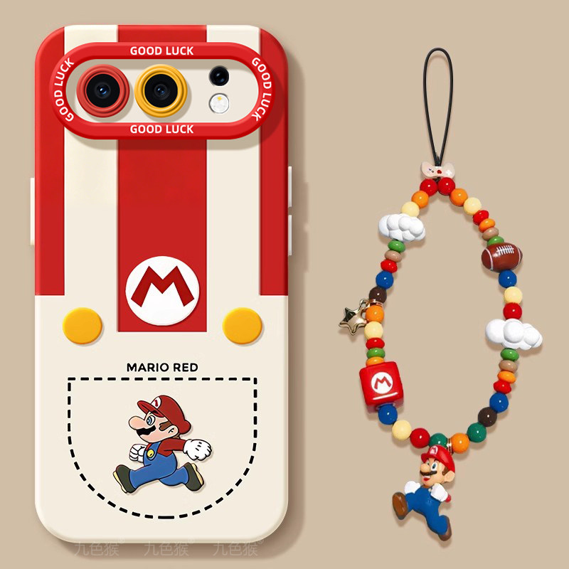 马里奥适用荣耀500手机壳荣耀500pro保护套磨砂天使眼硅胶软边超薄镜头全包防摔秋冬新款女生高级感带挂绳,3C数码配件,手机保护套/壳,淘宝优惠券,粉丝福利购,淘宝优惠卷