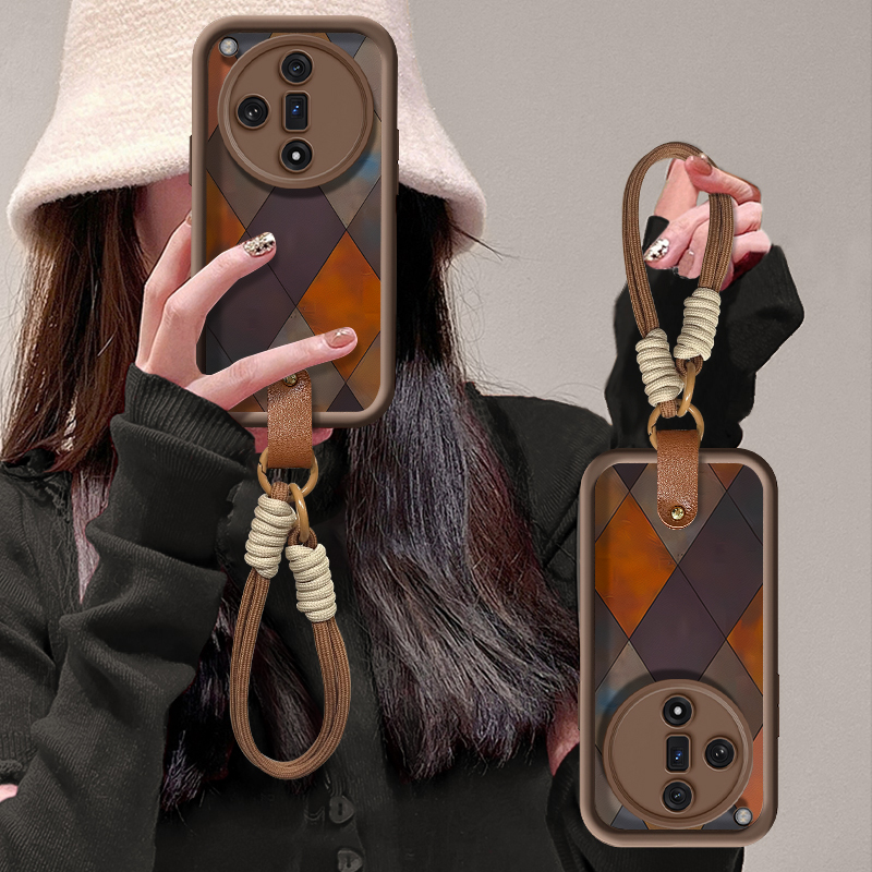 天眼阶梯小羊皮OPPO手机壳简约