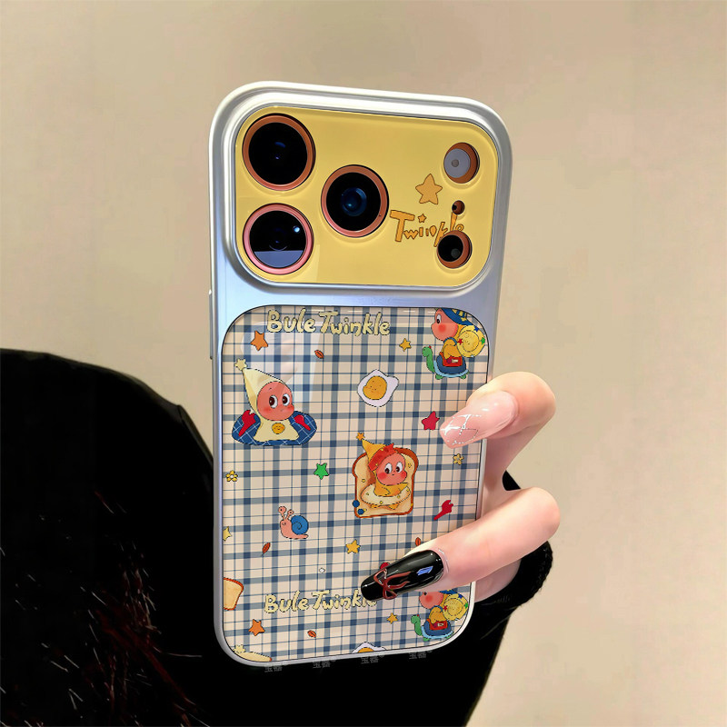 格子人适用苹果17pro手机壳iphone16保护套15plus硅胶14超薄air全包镜头13玻璃Promax防摔秒变新款男女高级