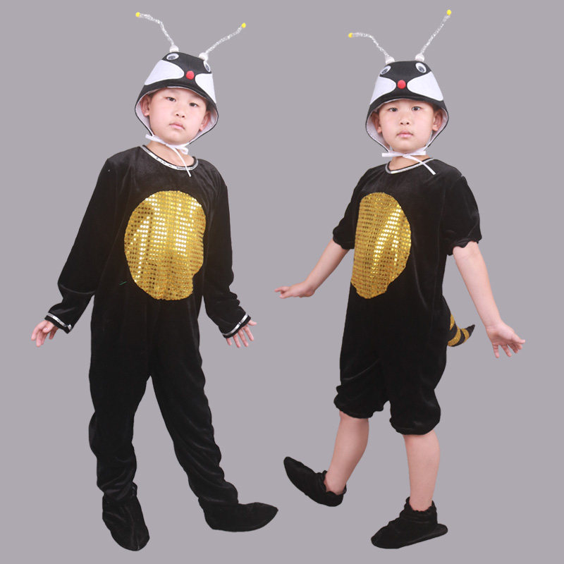 儿童黑蚂蚁舞蹈演出服