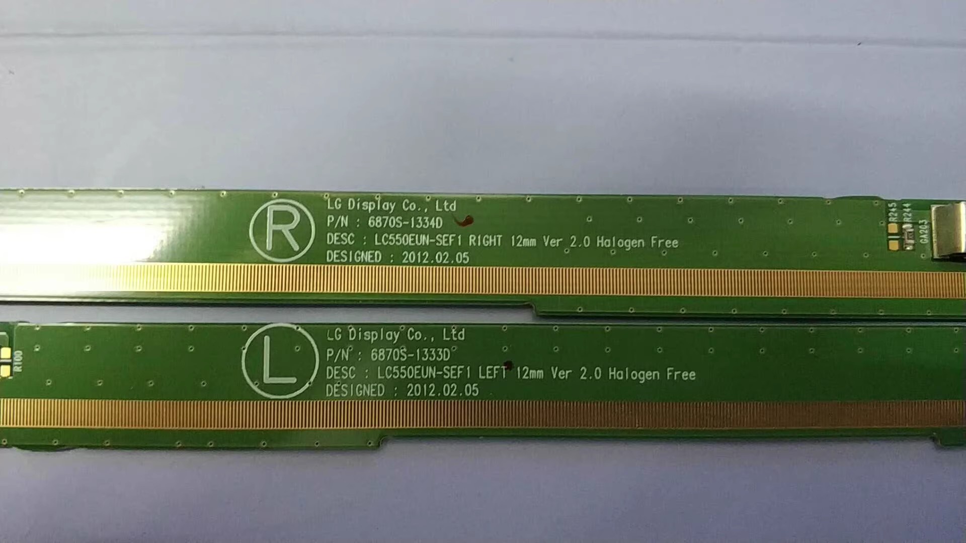 原装边条 6870S-1334D 6870S-1333D 一对价9成新