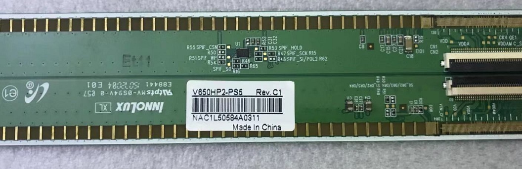 原装液晶边条V650HP2-PS5 Rev.c1一对价
