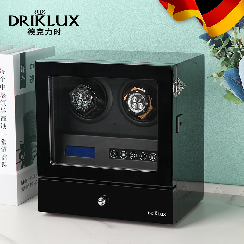 德克力时立式机械表摇表器家用自动上链弦收纳表盒摆走时转晃表器