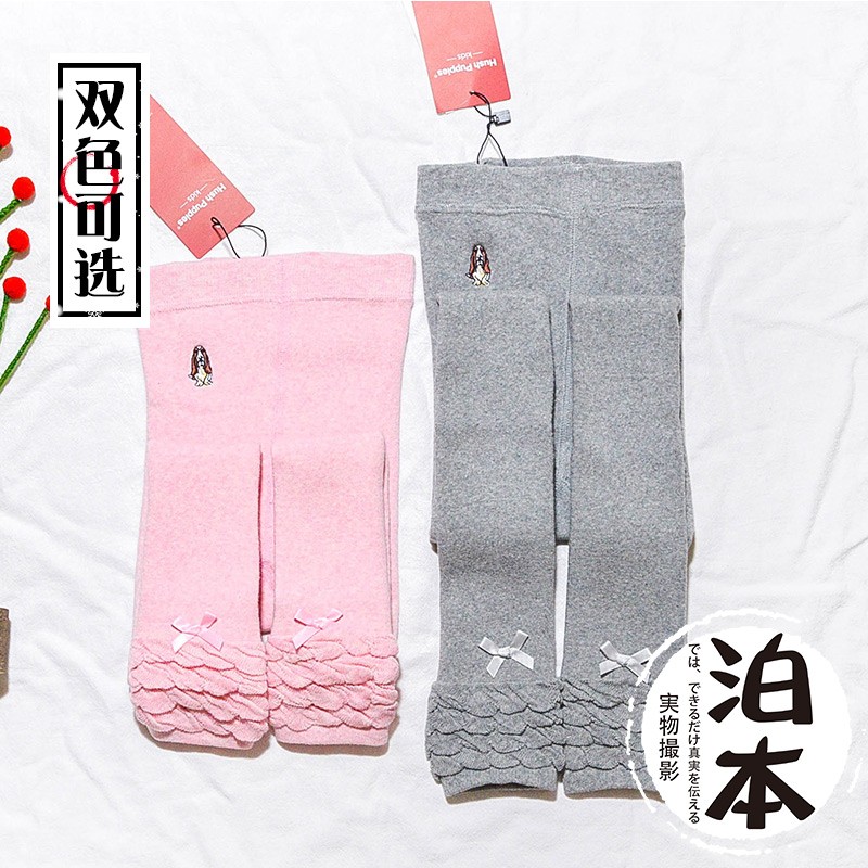 秋冬甜美可爱百搭毛圈打底裤保暖