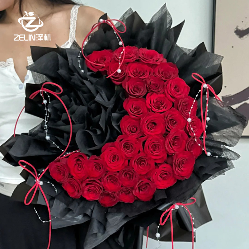 泽林月亮花束插花神器