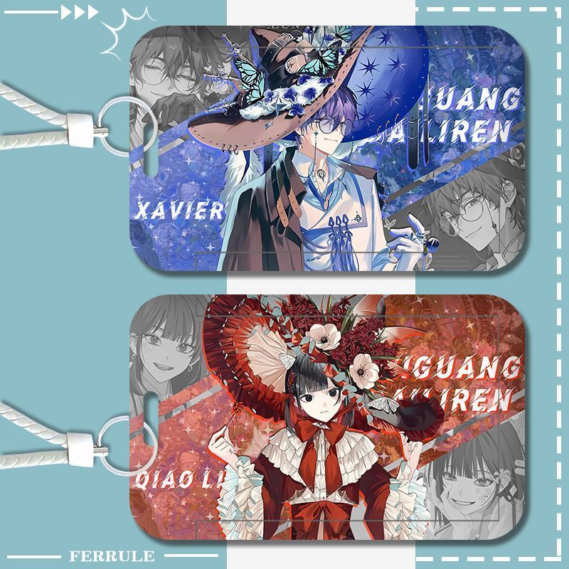 时光代理人Vein夏斐滑盖卡套公交卡校园卡饭卡身份证件保护套带绳