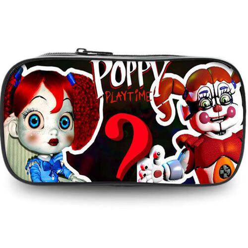 Poppy playtime笔袋男中小学生笔盒大容量文具袋铅笔盒多功能耐脏