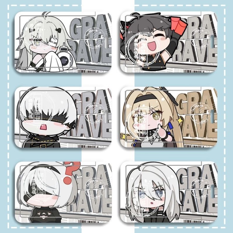 战双帕弥什可爱学生校园卡卡套热水卡羊城通工作证门禁卡厂牌胸牌