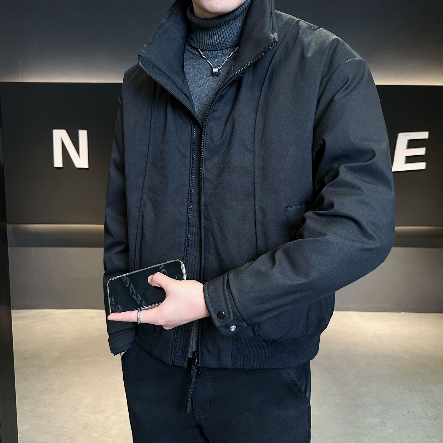 男士轻薄羽绒服冬季新款男装外套