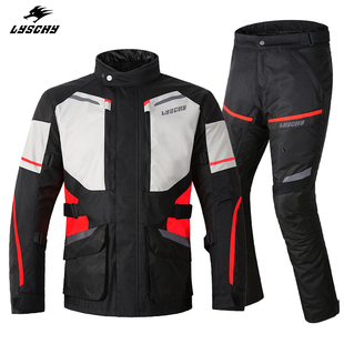 雷翅摩托车骑行服拉力服男女款四季通用防水保暖防摔透气摩旅套装