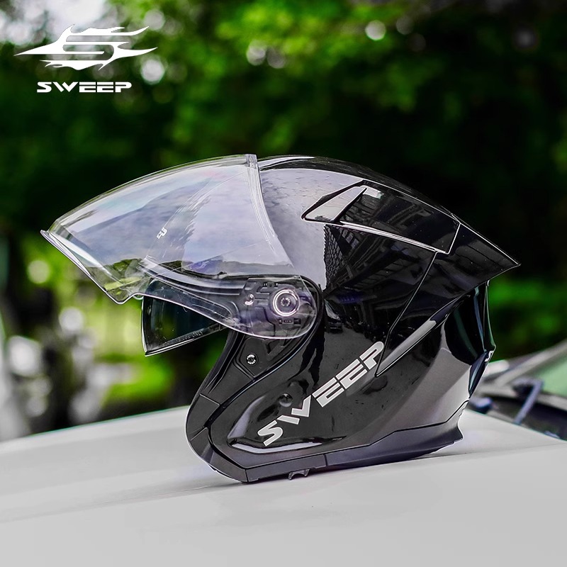 SWEEP摩托车半盔男女四季