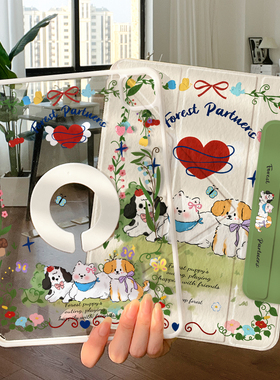 适用ipadair7保护套pro磁吸ipad11保护壳6可拆分mini7苹果10代9平板13寸无笔槽轻薄3y折air5旋转8透明4防弯摔