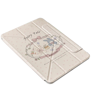 2024ipadpro保护套磁吸双面夹air6壳3+Y折air5旋转4支架mini7适用苹果13寸平板超薄2022款轻便11搭扣12.9可爱